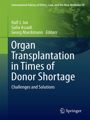 cover image of Organ Transplantation in Times of Donor Shortage